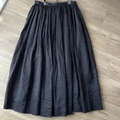 無印良品　MUJI Labo 婦人　ラミータックスカート　W67