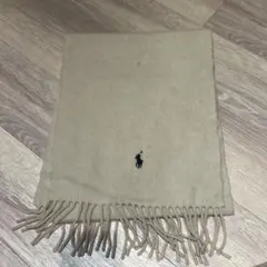 Polo Ralph Lauren ホワイトマフラー