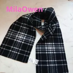 Mila Owen チェック柄マフラー 人気完売品 美品