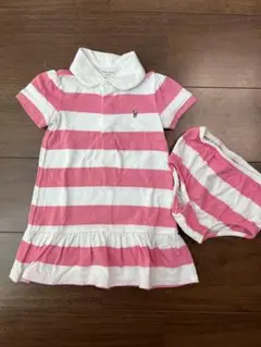 Ralph Lauren ストライプワンピース 12M