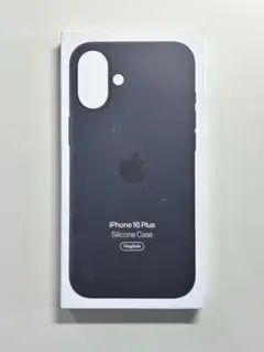 【新品】純正 iPhone 16 Plus シリコンケース・ブラック②
