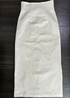 【タグ付き】ハイウエストタイトスカート アイボリー　ベースメントオンライン