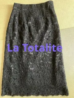 La Totalite レースタイトスカート