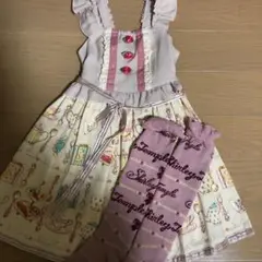 シャーリーテンプル ローズティー ジャンバースカート110㎝セット