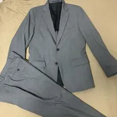 【極美品】GU セットアップスーツ　グレー　 L