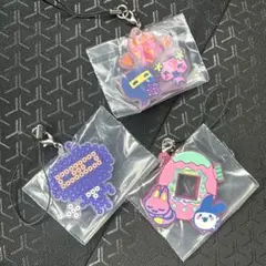 たまごっち 1番くじF賞　きらきらラバーチャーム3個セット