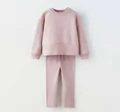 zarababy スウェット　セットアップ　ピンク　92cm ザラベビー