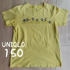 UNIQLO　ミニオンズ　 Tシャツ 150cm 黄色　男女兼用