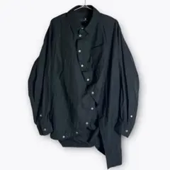 ANREALAGE ボールシャツ ブラック サイズ50