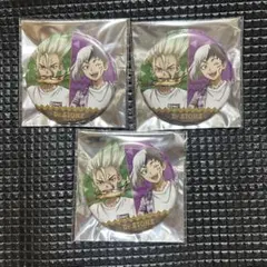 Dr.STONE あさぎりゲン/石神千空 バーベキュー 缶バッジ
