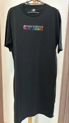 new balance 半袖ワンピース M 黒