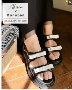 【一度のみ使用】アキロン×Donoban　サンダル