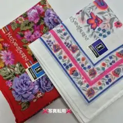 新品未使用❗YVES SAINT LAURENT レディースハンカチセット