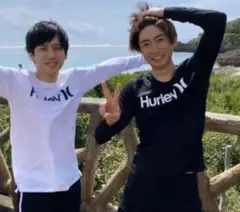 Hurley ブラック 長袖ラッシュガード　NIKE dri-fit