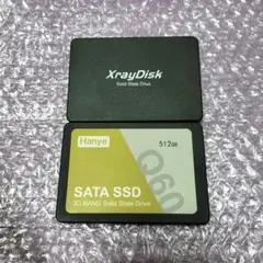 SATA SSD 512gb ×2 使用少々
