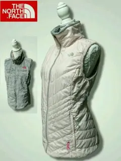 希少レア ノースフェイス 綿入り ロングリバーシブルベスト サイズL
