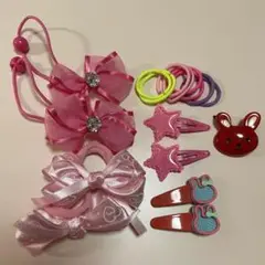 【まとめ売り】ロリータ ヘアアクセ 星 うさぎ 5個セット