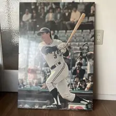 長嶋茂雄　王貞治　ポスターパネル　A１　　サイン色紙　長嶋１枚　王２枚 長嶋茂雄 王貞治 ポスターパネル A1 サイン色紙 長嶋1枚 王2枚