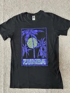 ZUMBA正規品 パームツリー柄 Tシャツ XS-S