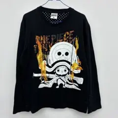 ONE PIECE 長袖カットソー ロンT 黒　L チョッパー　△31