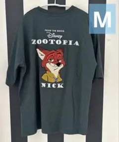 新品　ディズニー　ズートピア　発送　Tシャツ サガラ刺繍　ニック