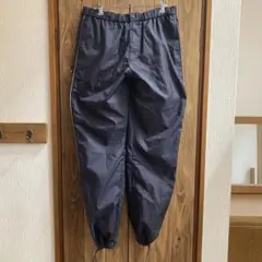 90s OLD UNIQLO ナイロン トラック パンツ ライン 紺
