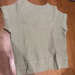 TWW ライトグリーン ノースリーブ Tシャツ S