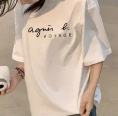 agnes b. VOYAGE 半袖Tシャツ ホワイト
