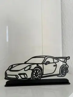 ポルシェ 911 GT3 RS ラインアートオブジェ