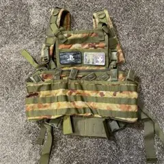 ブラックホーク社製 カーキ チェストリグ 4ポケット　おまけ付き❤️(画像最後) ≪BLACKHAWK!≫ チェストリグ (USED)