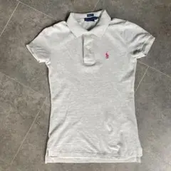 ラルフローレン 半袖ポロシャツ グレー　XS