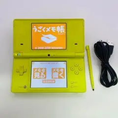 【動作確認済】ニンテンドーDSi 本体 うごくメモ帳 ライムグリーン
