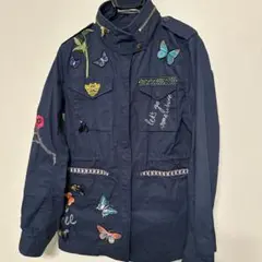 貴重 Desigual パッチワーク ジャケット 40 デシグアル 中古