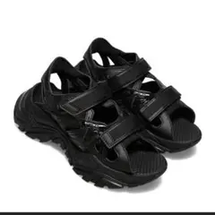 FILA ELECTROVE SANDAL BLACK 24cm 厚底サンダル
