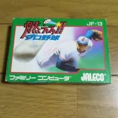 ファミコン燃えろプロ野球箱説明つき