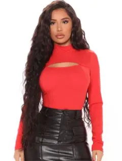 Fashion Nova ★リブ地クロップドトップス★新品未使用