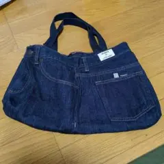 デニムトートバッグ 濃紺