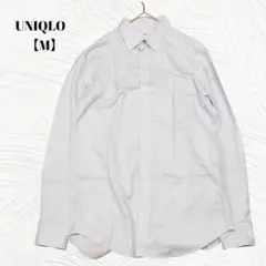 美品✨️UNIQLO　ユニクロ【M】 スリムフィット 長袖シャツ 白