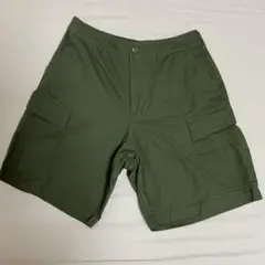 美品 HINSON ヒンソン カーゴショートパンツ オリーブグリーン