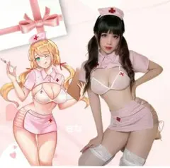 【新作☆新品☆】セクシー誘惑♥️ナースコスプレ 5点セット