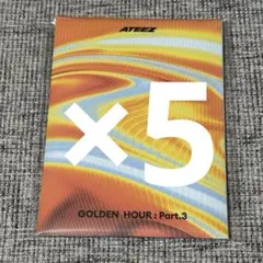 最安◇ATEEZ GOLDEN HOUR PT.3 POCA 未開封 5枚
