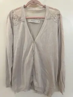 ZARA ベージュ カーディガン