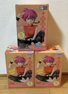 らんま1/2 ちょこのせ プレミアムフィギュア　らんま　3個セット