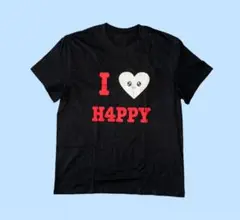 ほんわか　ほんわかぱっぱ　I ❤️ h4ppy Tシャツ