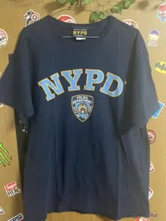 NYPD公式ライセンス Tシャツ ネイビー