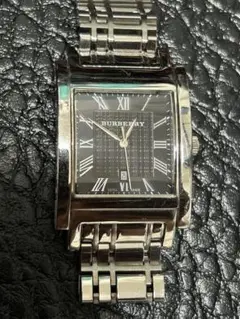 希少 Burberry 腕時計 BU1555 メンズ デイト スクエア 良品 2025年最新】bu1555の人気アイテム - メルカリ