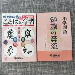 小学国語 ことばの学習&知識の奔流　２冊セット　啓明館
