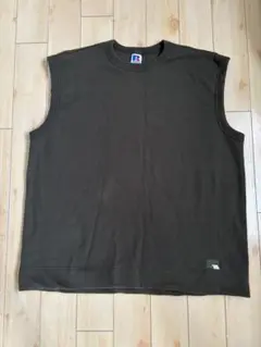 RUSSELL ATHLETIC XL ノースリーブベスト ダークグリーン