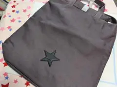 パープル 星柄 　トートバッグ