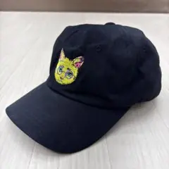 galaxxxy ギャラクシー ネコ キャップ コットン ブラック